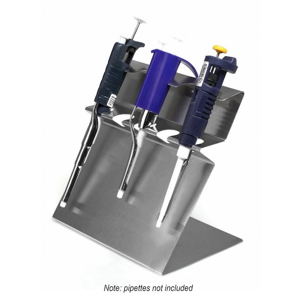 Bel-Art Pipettor Rack, Stainless Steel 489626 - main